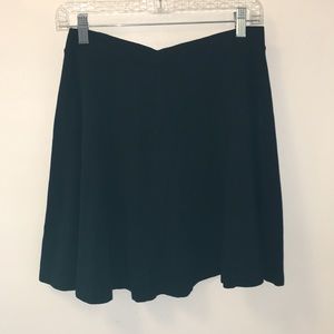 Cute knee length black skirt